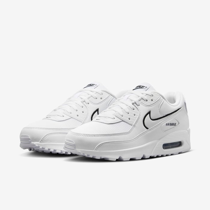 Sporty White 90 Cushion Sneakers
