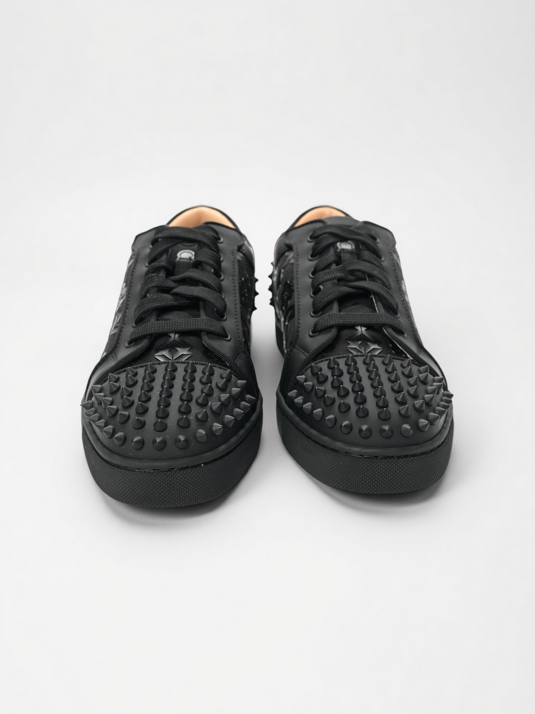Calfskin Men's Seavaste 2 Trimmed Flat Sneakers