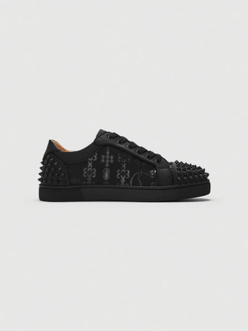 Calfskin Men's Seavaste 2 Trimmed Flat Sneakers