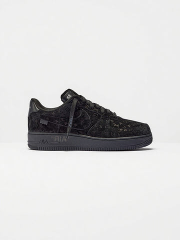 AF1 Black Embossed Collaboration Sneakers