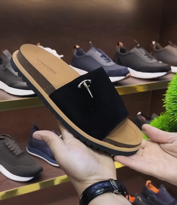 Minimalist Suede Slippers